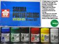 Sakura Poster Colour paints 6 Color Set. 