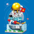 Compatible with Lego Building Blocks Assembled Racing Car4Combination1Small Particle Educational Toys ChildrenDIYBoy Building Blocks Famous Car. 