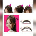 2 Size Hair Puff Comb Tie Clip Cele-up DIY Hair Beauty Tool Bumpits Useful Plait Tools Hair Braider Hair Pads Hair Volume Increase Puff Hair Bun Maker Donut Magic Foam Sponge Bump Up Insert Base Hair Styling Accessories. 