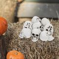 10Pcs Creativity Halloween Mini Skeleton Head Terrifying Table Decor Skull Heads Scary Props Halloween Decor Props Skulls Decoration for Halloween Party. 