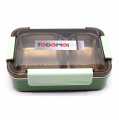 Tedemei Stainless Steel 2 Compartment Leak Proof Lunch Box portable Separated Office/Students Lunch Box. 