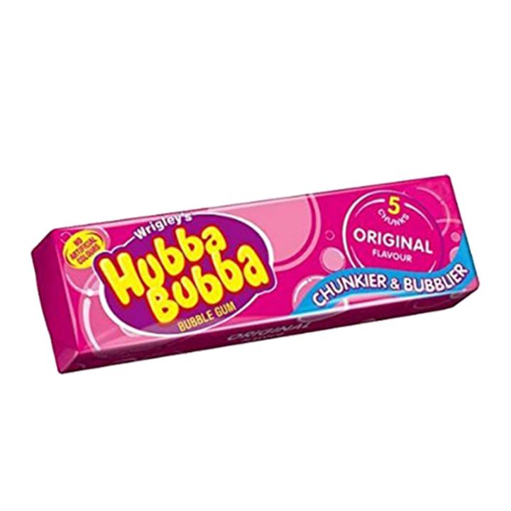 Wrigley's Hubba Bubba Chunky and Bubbly Bubble Gum Original Flavor (pack of 2 )  35 g x2