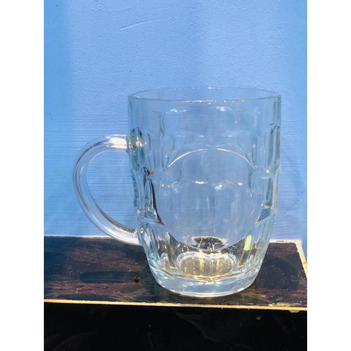 Glass Mug Big Size for Juice and Water stylish Durable Drinkware GLASS/MUG