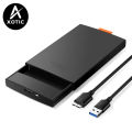 Axotic USB 3.0 Portable HDD SSD hardrive Case - External 2.5" Hard Drive Case  5Gbps High Speed Fast Data Transfer (ONLY CASE). 