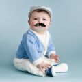 Joyful Baby Moustache Dummy Pacifier. 