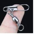 25/50 Pcs Swivel and Swivels  With Connector  For Saltwater & Freshwater Fishing. 