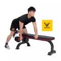 2\2 High Quality Multifunctional Flat Bench Dumbbell Bench Workout Utility Bench with Steel Frame Home Fitness Equipment. 