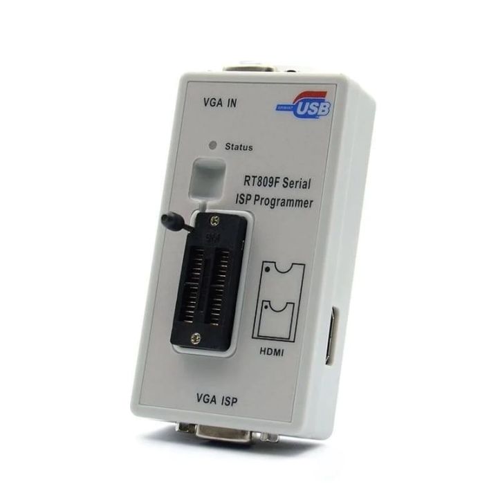 RT809F ISP Programmer USB LCD BIOS One-Key Read Write Burner ICSP Auto ECU Prog Decoder
