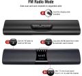 PC Soundbar, 20W Bluetooth Computer Speaker, Wired and Wireless Mini TV Soundbar for Desktop Laptop, Portable Soundbar,USB Powered, 3D Surround Sound, Built-in Microphone, 3.5mm Aux Input & TF, 16". 