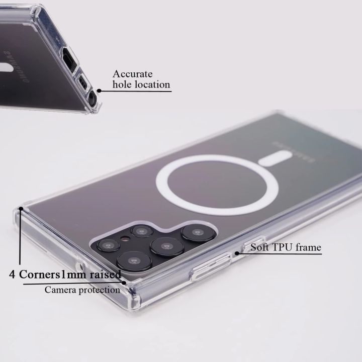 Magsafe%20Case/Cover%20for%20Samsung%20S23%20Ultra%20Transparent%20-%20Image%204
