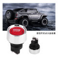 Car Modification Start Ignition Switch 12v24v Automatic Reset One-Click Start Switch LED Light Button Switch. 