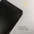 Genuine cow leather wallet for men card holder wallet for mens boys women. 