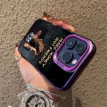 Trendy Inspirational Slogan IMD Phone Case For iPhone 14 13 12 11 15 Pro Max XR X XS 7 8 Plus Frosted Soft Shockproof Cover. 