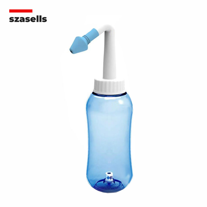 300ml%20Nasal%20Rinse%20Wash%20Push%20Button%20Self%20Draining%20Neti%20Pot%20For%20Congestion%20Sneezing%20Pollution%20Flu%20Cold%20Smog%20Dry%20Passage%20and%20Allergy%20With%20Two%20Color%20Options%20of%20Blue%20and%20Purple%20Waterpulse%20NetiPot%20by%20SZASELLS%20-%20Image%203
