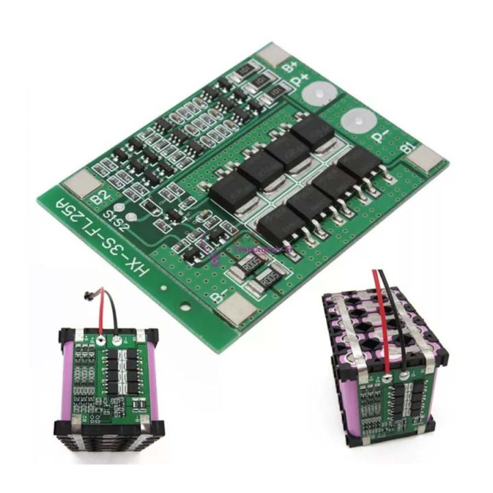3s 25a Bms Circuit Li-ion Battery Charging Protection