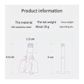 Manual Nose & Ear Hair Trimmer Stainless Steel Nose Hair Remover Easy to Use with Clean Brush. 