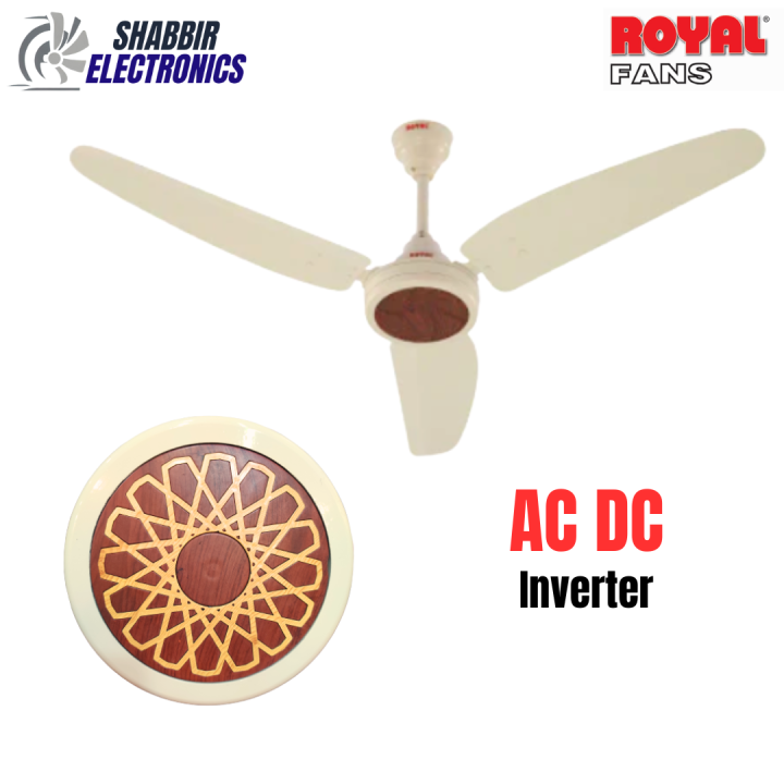 Royal Fans Ceiling Fan - AC DC Passion Model 56'' 50 Watts - Copper ...