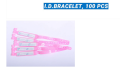 Hospital Bracelets And Patient ID Barcode Wrist Bands 100 pcs size  infant. 