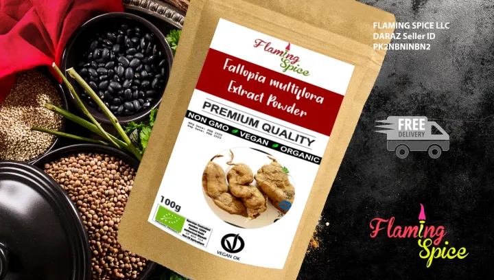 Fallopia Multiflora Racine FALLOPIA MULTIFLORA EXTRACT POWDER 100g | Daraz.pk