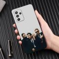 Band Rock The 1975 Phone Case For Samsung Galaxy A13,A21s,A22,A31,A32,A52,A53,A71,A80,A91 Soft Black Phone Cover. 