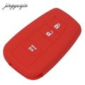 【Universal Car Parts Store】2/3 BTN Silicone Key Cover For Toyota CHR C-HR 2016 2017 Prius Car Keyless Fob Smart Remote Holder Protector. 