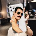 【Naughty Lui】Freddie Mercury Queen band Phone Cover For iPhone 11 12 13 14 Pro Max X XR XS Max 7 8 14 Plus 13 Mini SE3 Soft Silicone TPU Case. 