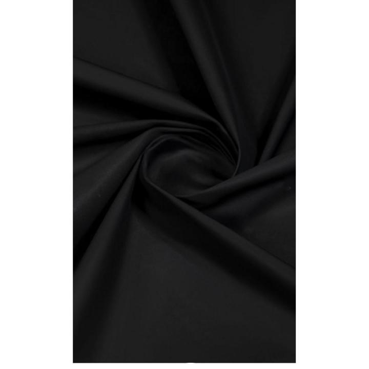 Pure Jet-Black Suit Of Washing-Wear Unstitched Fabric For Men (shalwarkameez)