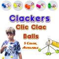 Latto kids Toy Click Clack Ball Bump Balls Clackers Ball Toy for Kids above 7 Years. Hand Eye cordination Mind and physical game for Kids. 