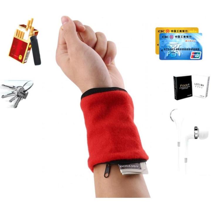 Wrist Sports Wallet Fitness Band Wristbands Travel Cycling Hiking