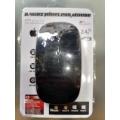 Ultra Thin Slim Ergonomic 2.4-GHZ Wireless Optical Mouse - Black. 
