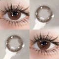 Color lens Eye Contact Lenses With Container + free water kit / disposable lenses / lense, eye lense / color lense / eye lenses for girls / Black Lens / Grey Lens / Hazel Lens / Brown Lens / Blue Lens. 