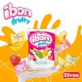 Elvan ibon Center Filled Hard Candies Assorted flavours made in Turkey imported 1x800 grams. 