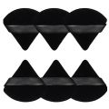 Triangle Shape Velvet Powder Puffs Makeup Puff Velour Cosmetic Foundation Blender Sponge Soft Cotton Face Tools. 