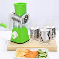 Vegetable Slicer and Cutting Manual Machine |Multifunctional Kitchen Machine |3 in 1 Vegetable Cutter Machine for Potato Onion Carrot Manual Cutting Machine| Drum Grater Manual Vegetable Cutter Slicer Kitchen.. 