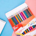 Deli 12/18/24/36 Colors Pencils Professional Chinese Style Oil Color Pencil For Drawing Student Art Supplies Children's Painting Fleursbiy. 