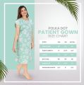Soft and Stylish Women's Hospital Gown: Comfortable Patient Gown for Medical and Home Use. 