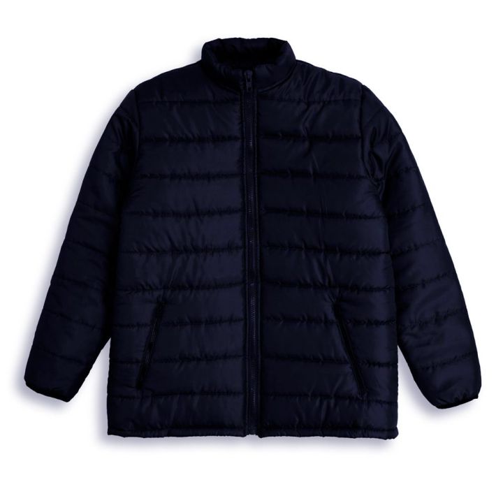 Plus Size Long Sleeve Puffer Jacket for Men Big and Tall Full