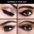 TV PARLOUR WATERPROOF KAJAL | Intense Black Eyeliner | Eye Make up Black and white kajal for Women | Gel Eyeliner Pencil | Eye Liner Waterproof Smudge Proof,Cat Eye Makeup Stencil l Long-lasting Eyeliner Beauty Makeup Tool Cosmetics Accessories. 