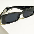 D-Shaped Vintage Rectangle Sunglasses For Women - Trendy Square Sun glasses For Men / Unisex. 