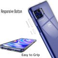 Motorola Moto One 5G / Moto One 5G UW Back Cover Crystal Transparent Soft Clear Silicon Ultra Thin Protective Case. 