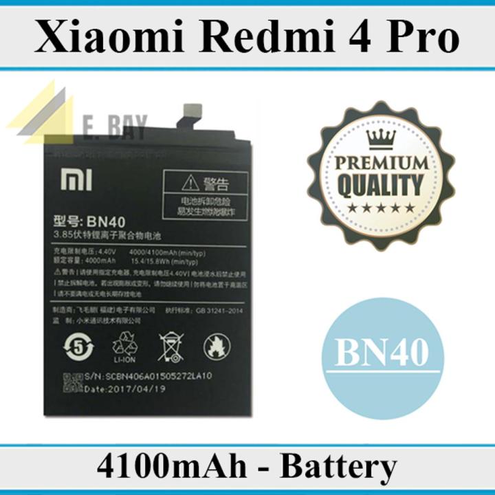Xiaomi Redmi 4 Pro Battery BN40 Replacement Premium Quality 4100mAh For Xiaomi Redmi 4 Pro