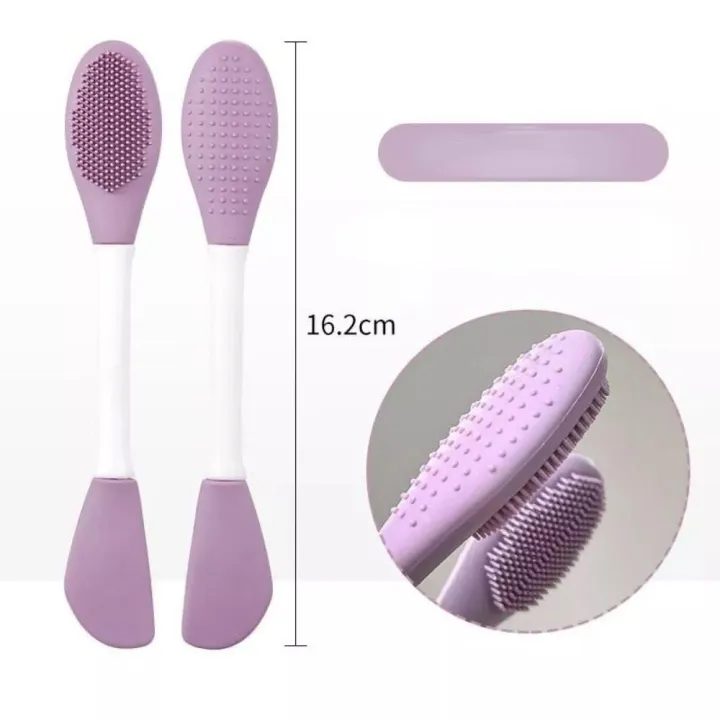 Double%20Headed%20Silicone%20Face%20Mask%20Brush%20Cleansing%20Brush%202-in-1%20Facial%20Applicator%20Tool%20for%20Mud%20Masks,%20Creams%20and%20Lotions%20%7C%20Soft%20Silicone%20Scraper%20&%20Skin%20Exfoliation%20Brush%20Double%20Headed%20Silicone%20Face%20Mask%20and%20Cleansing%20Brush%20-%20Image%204