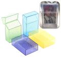 Transparent Storage Box Kawaii Stationery Blingbling Photo Card Holder Box Case Container Idol Kpop Albumes Photo Storage Ins. 
