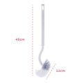 Bathroom Wall hanging S-type Toilet Curve Brush Bent Head Corner Gap Brush Soft Hair Household Items Cleaning Tools Accessories. 