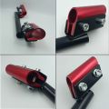 Aluminum 3 Piece Handle Universal Adjustable Handle Bar for Motorcycle Hollow Style For Motorcycle - RED, For Cafe Racers, Honda cd70, cg125, Suzuki etc. 