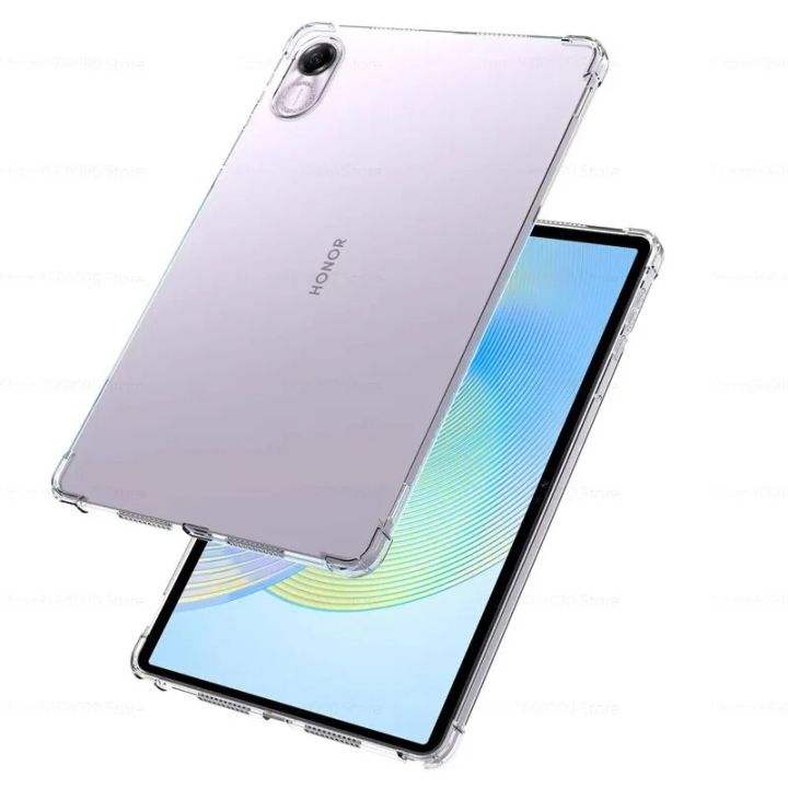 For Honor Pad X9/X8 Pro 11.5 inch Transparent Airbag Anti Drop Case for Honar Pad X9 Honer X8 Pro Soft Silicone Shock-absorbing TPU Flat Protective Case