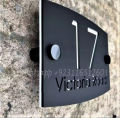 House Name Plate Acrylic For Your Beautiful Home And Office Name Plate For House 3D Acrylic Name Plate With Stainless Steel Glass Spacer, Personalized Name and Address Plates for your House. 