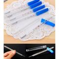 Triangular glass mercurya thermometer medical house. 