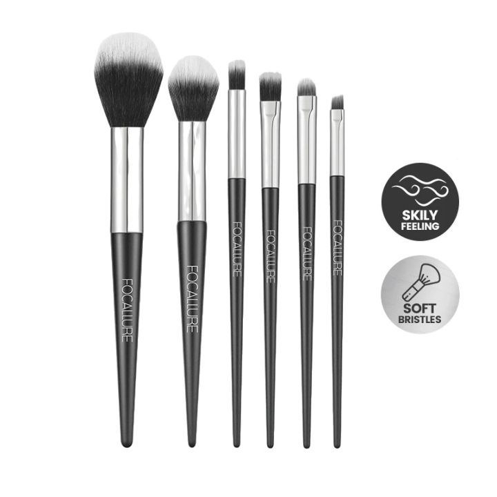 Focallure FA-70 6 Pcs Brushes Set - Premium Quality Professional Makeup Brushes Set