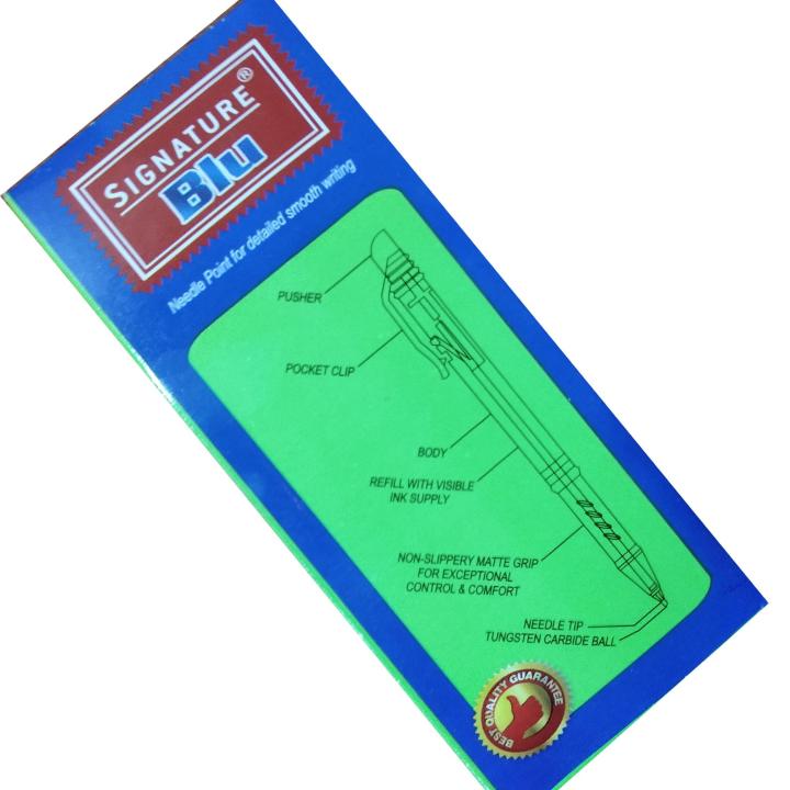 Signature%20Blu%20Ball%20Pen%20Art%20#%20SBBP%20(10%20Pcs%20/%201%20Pkt)%20-%20Image%207